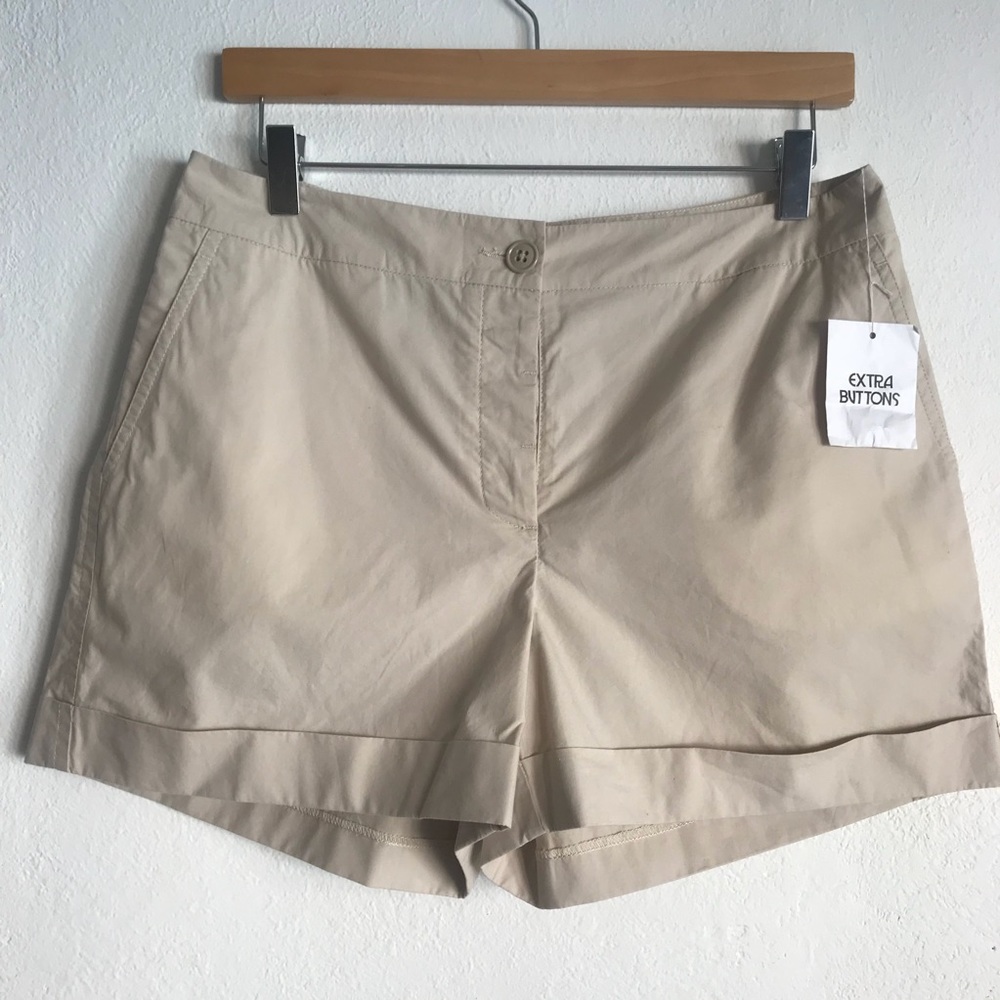 J. Crew Beige Cotton Blend Shorts
